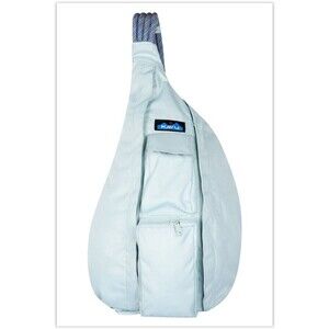 NWT KAVU Full Size Rope Sling Bag COOL AQUA BLUE